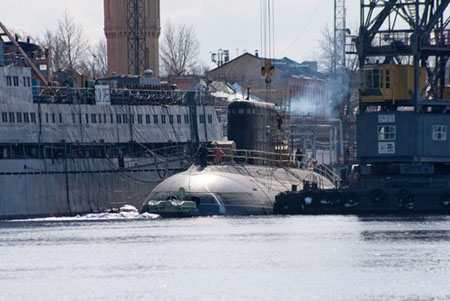 Một tàu ngầm Kilo 636.